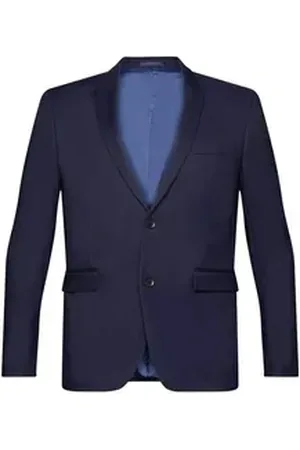 ESPRIT Baumwollsakko blau 48