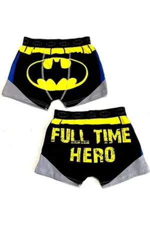 Batman Boxershorts Kinder Unterwasche, 2er Comics Kinder Boxershorts