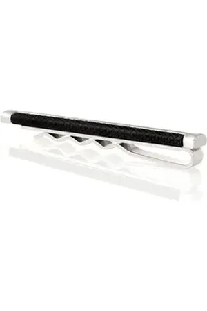 Karisma Krawattennadel Hochwertige Herren Edelstahl 316L mit Schwarzer Bechichtung, Krawattennadel / Krawattenklammer / Tie Clip STC168-002-W