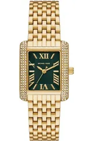 Michael Kors Quarzuhr EMERY MK4742, Armbanduhr, Damenuhr, analog, Edelstahlarmband goldfarben