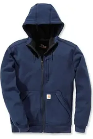 Carhartt Hoodie Rain Defender mit Fleecefutter blau S