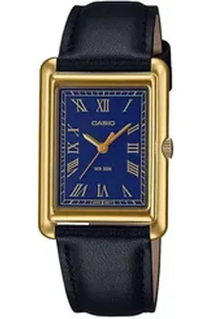 Casio Quarzuhr Damenarmbanduhr LTP-B165GL-2BVEF Edelstahl, Leder, (1-tlg)