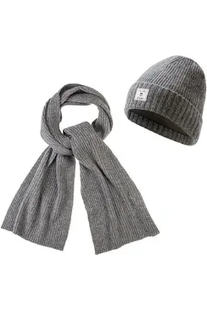 GANT Beanie BEANIE SCARF GIFT SET grau