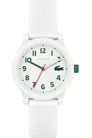 Lacoste Quarzuhr .12.12 KIDS 2030039, Armbanduhr, Kinderuhr, Geschenk, Geburtstag, Schulanfang weiß