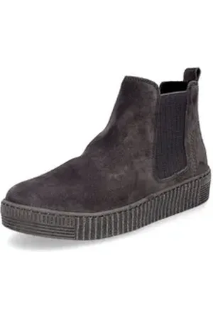 Gabor Damen Leder Chelsea Boot grau Chelseaboots braun|grau 42 EU