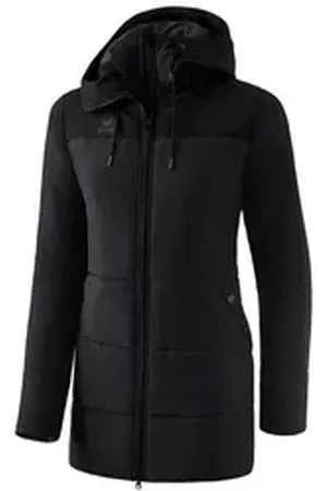 Erima Winterjacke Basic Softshelljacke Damen Kapuzenjacken Bequem schwarz 36