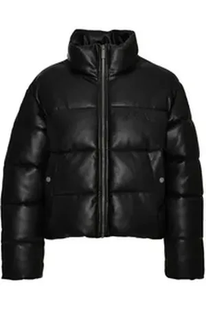 Karl Kani Winterjacke Serif Crop PU Puffer Jacket schwarz M