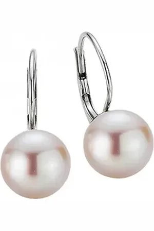 ADRIANA Paar Ohrhänger Schmuck Geschenk Silber 925 Ohrringe Monterosso, M3-8, Made in Germany - mit Süßwasserzuchtperle rosa|silberfarben
