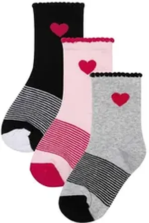 Minoti Kurzsocken 3 Paar Socken (3y-14y) rot 26-28cm