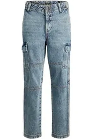 JACK & JONES Stretch-Jeans JJICHRIS JJWADE CARGO MF 148 SN JNR blau 158