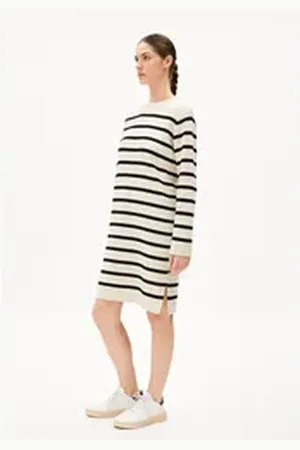 Armedangels Strickkleid MINIAA STRIPES Damen Strickkleid aus Bio-Baumwolle Strickkleid aus Bio-Baumwolle bunt M/38/40