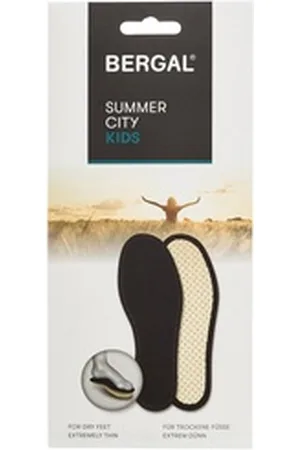 Bergal Barfußsohlen Summer City Kindersohle Schwarz - die besonders dünne Sommersohle 27