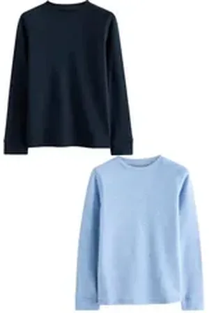 Next Thermounterhemd Langärmelige Thermo-Oberteile im 2er-Pack (2-St) blau 110-116 (5-6 J.)