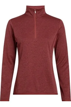 mc kinley McKINLEY Rollkragenpullover Da.-Funktions-Shirt Andrea W MELANGE/RED WINE 44