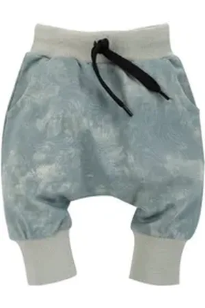 Pinókio Pumphose Batik Haremshose Schlupfhose » Babyhose Sweathose (1-tlg) Batikmuster blau|grün 92