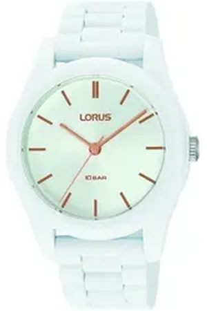Lorus Quarzuhr RG255RX5, Armbanduhr, Damenuhr, bis 10 bar wasserdicht weiß