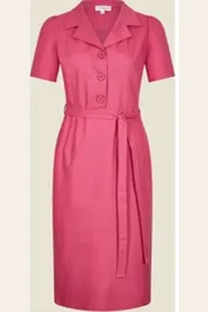 Very Cherry Midikleid – modisches Bleistiftkleid fällt klein aus rosa M
