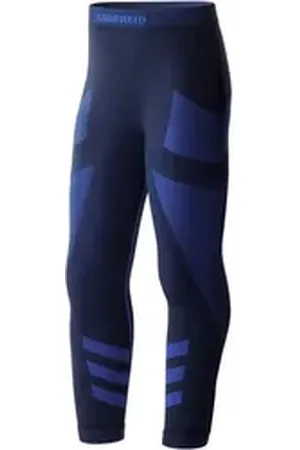 Ladeheid Funktionsunterhose Kinder Funktionsunterwäsche Thermoaktive Lange Unterhose LAGI008 (1-St) blau|schwarz 122-128