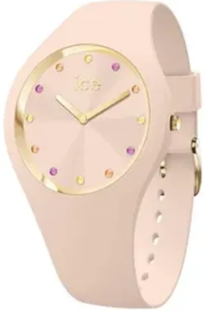 Ice-Watch Quarzuhr ICE cosmos - Small+ - 2H (colour stones) 022458, Armbanduhr, Damenuhr, Silikonarmband, analog rosa