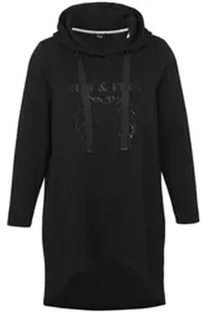 Frapp Sweatshirt (1-tlg) Modernes Sweatshirt schwarz 48