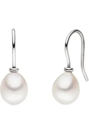 ADRIANA Paar Ohrhaken Schmuck Geschenk Silber 925 Ohrringe La Maddalena, L2-7, 8, 9, Made in Germany - mit Süßwasserzuchtperle silberfarben|weiß 7