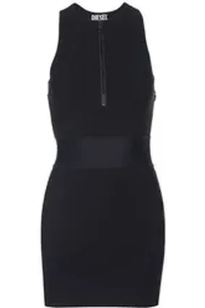 Diesel Midikleid Kleid schwarz XL