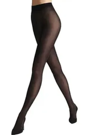 Wolford Feinstrumpfhose Satin Opaque Tights 50 DEN (Packung 1 St) mit dezentem Glanz schwarz 36-38 (XS)(0)