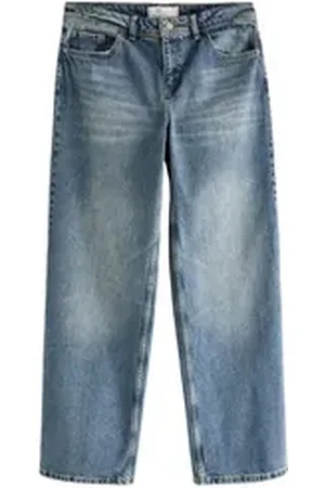 Next Weite Jeans Baggy-Jeans mit weitem Bein – Petite (1-tlg) blau 24 (GB: 20 Petite)