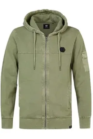 Petrol Industries Sweatjacke grün M