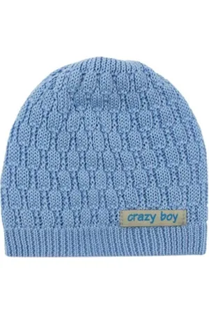 Aliap Ballonmütze Mütze Crazy Boy Strick (1-St) blau 68 (3-6 Monate)