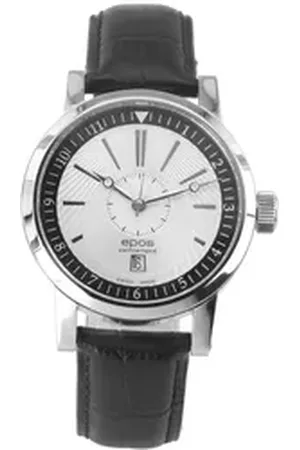 EPOS Automatikuhr ETA Swiss Made 3386.132.20.18.25 Sophistiquee Herren Uhr, schweizer Automatikwerk veredelt (ETA2824)