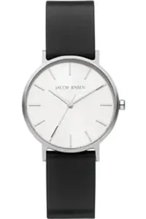 Jacob Jensen Titanuhr Damen Armbanduhr TIMELESS NORDIC 170 silberfarbend D.32mm silberfarben