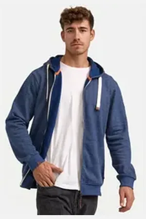 INDICODE Sweatjacke INBaustian mit kuscheliger Innenseite S