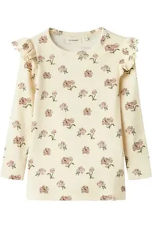 NAME IT Langarmshirt NMFGAVO EKO LS SLIM TOP LIL beige 110