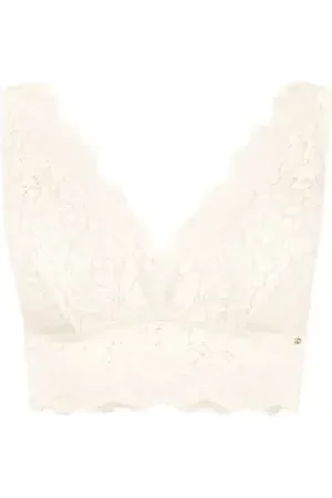 Skiny Bustier Damen Bustier mit herausnehmbare Pads Wonderfulace (Stück, 1-tlg) Unterbrustband beige 40