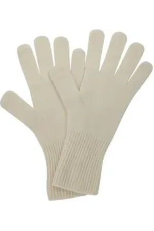 Falke Strickhandschuhe (1-St) aus reinem Kaschmir weiß