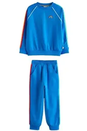 Little Bird Sweatanzug Sweatshirt und Jogger (2-tlg) blau 92-98 (2-3 J.)
