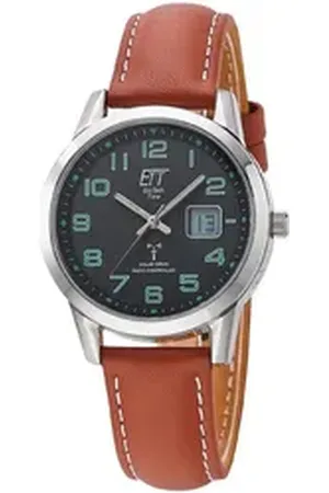 Ett Eco Tech Time Quarzuhr Gobi Lady Damenfunkuhr schwarz