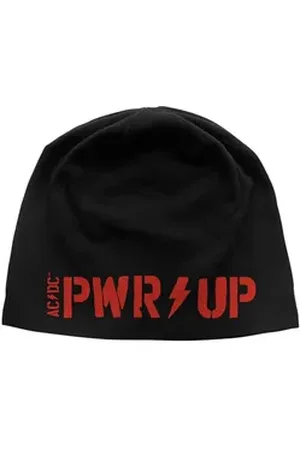 AC/DC Beanie PWR UP Band Logo Beanie Mütze Hat Unisex NEU