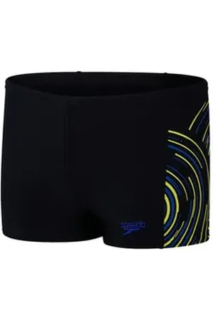 Speedo Badehose Plastisol Placement Badehose blau|schwarz 164