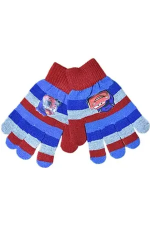 Disney Cars Strickhandschuhe Lightning McQueen Kinder Fingerhandschuhe aus Feinstrick bunt