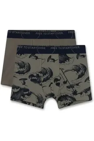 Sanetta Boxer (Set, 2-St., 2er-Pack) grau 140