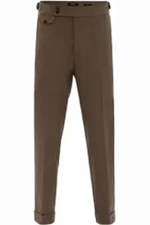 Antioch 7/8-Strandhose Pleated Trousers with Buckle Belt detail 33
