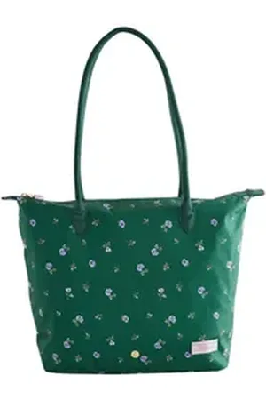 Cath Kidston Einkaufsbeutel Mittelgroße verstaubare Tragetasche grün