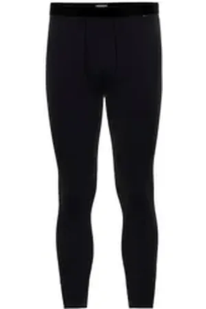 Ammann Lange Unterhose Unterhose lang mit Eingriff Function / Dunova (Stück, 1-St) - schwarz L