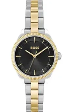 HUGO BOSS Quarzuhr SAGE 1502730, Damenuhr, Armbanduhr, analog, Edelstahlarmband silberfarben