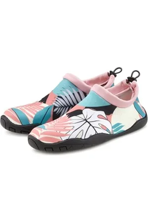 Lascana Badeschuh Aquaschuh, Slipper, Wasserschuh ultraleicht und schnelltrocknend VEGAN schwarz 40 EU