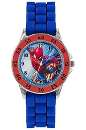 Marvel DISNEY Jewelry Quarzuhr Disney Spiderman Time Teacher, (Set) blau