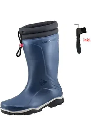 Dunlop Blizzard Gummistiefel inkl. Profilsohlenreiniger blau 36 EU
