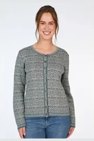 Deerberg Strickjacke Hedie grau 36